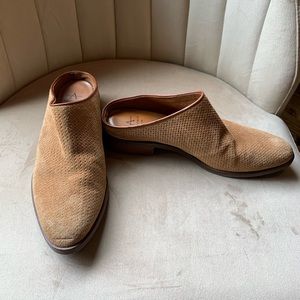 Aquatalia suede slides